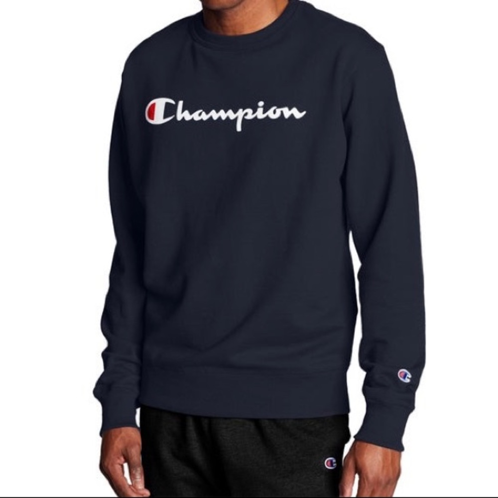 Navy Champion Sweatshirt